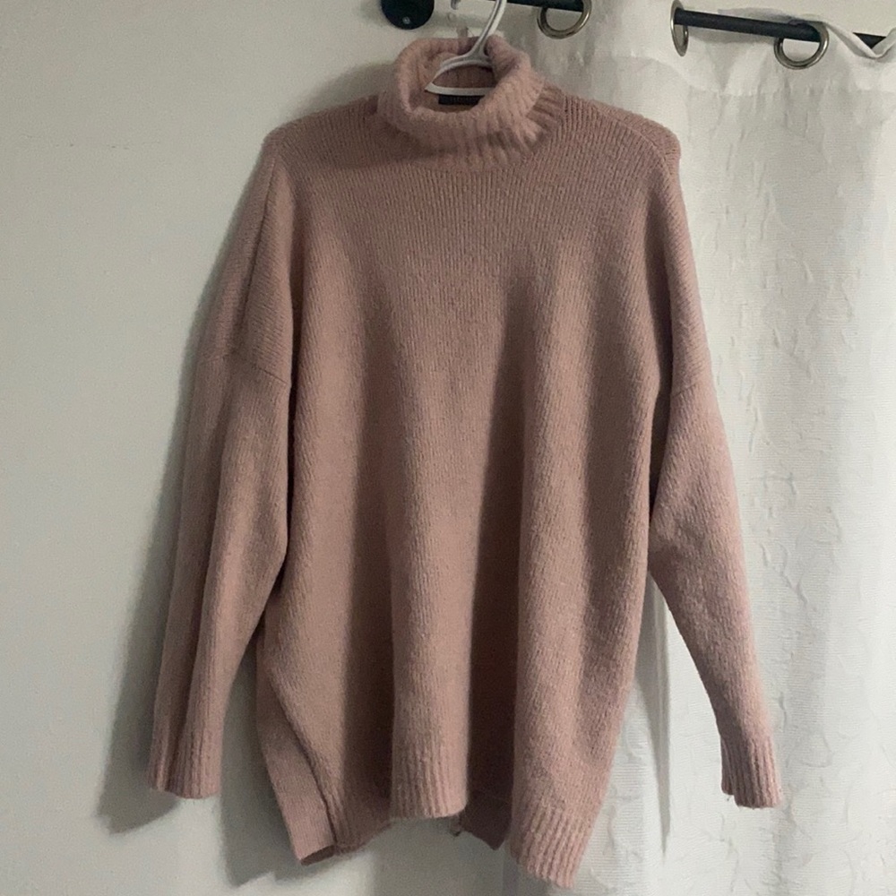 Suzy Shier fuzzy turtleneck sweater